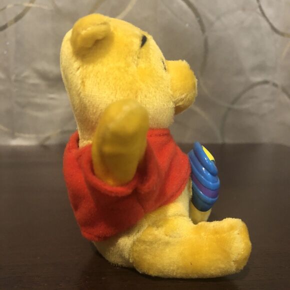 Winnie The Pooh Piglet Tigger 4” Wind Plush Toys Fisher Price Disney Not Working - Picture 12 of 16